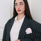 Blair Pinstripe Wool Blazer