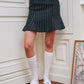 Blair Pinstripe Wool Skirt